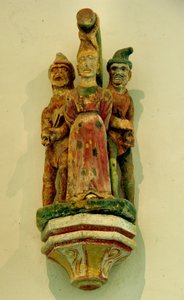 圣Apolline殉难（多彩石） 作者 法语学校