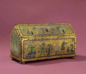 圣瓦莱丽圣母，利摩日，c.1170（铜和珐琅）