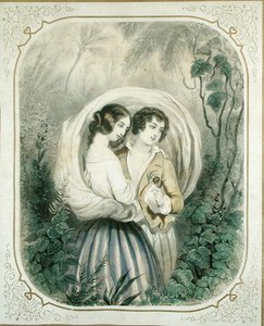 步行的回归，来自Paul et Virginie的Henri Bernardin de Saint-Pierre（1737-1814） 作者 法语学校