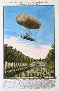 1784年7月15日，巴黎圣罗马的罗伯特飞艇 作者 法语学校
