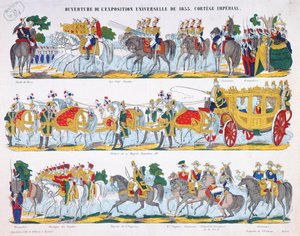 1855年世界博览会就职典礼上的皇家科尔特奇 作者 法语学校