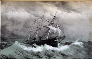 圣马蒂诺号"，约1850年 作者 法语学校