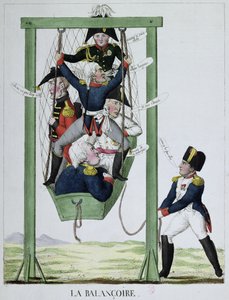 摇摆，拿破仑的漫画（1769-1821），1814年 作者 法语学校