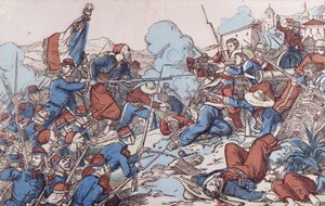 法国的墨西哥普埃布拉拍摄，1863年 作者 法语学校