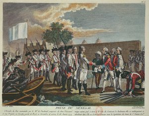 1779年1779年美国独立战争期间法国人采取塞内加尔