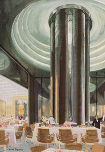 Normandie上的Touriste级餐厅 作者 法语学校
