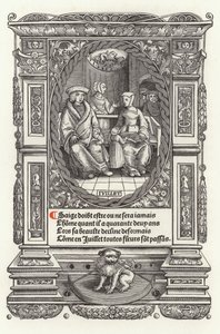 人类的十二个时代：七月（石版画） 作者 法语学校
