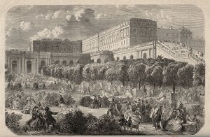 凡尔赛桔园--凡尔赛城堡桔园--"PATRIE "中的雕刻--LUCIEN HUARD的DESCRIPTION PECTUREQUIREQUE DE LA FRANCE EN 6 VOLUES - 19世纪末 作者 法语学校