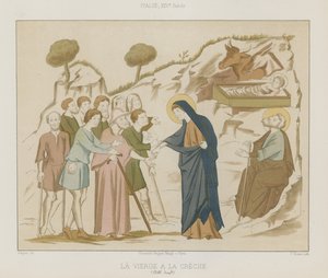 圣母玛利亚与基督的孩子 作者 French School