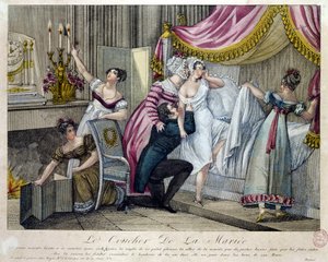 新婚之夜，1820年 作者 法语学校
