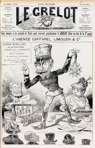 威尔森事件，Le Grelot的封面，1887年10月16日 作者 法语学校