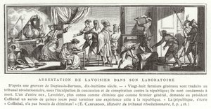 1794年，Antoine Lavoisier在他的实验室被捕 作者 法语学校