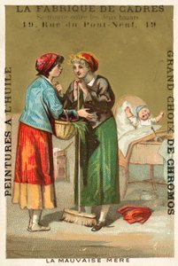 The bad mother (chromolitho) 作者 法语学校