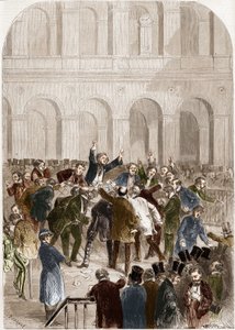 The basket of the Paris Stock Exchange in 1857. 作者 法语学校