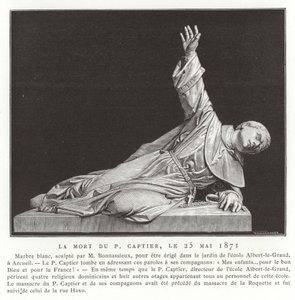 Pere Captier逝世，1871年5月25日 作者 法语学校