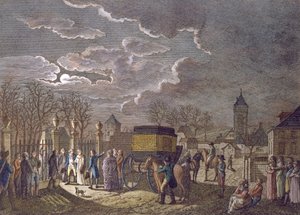 1795年12月26日，巴塞尔的皇家夫人为6名被奥地利人俘虏的法国囚犯进行了交换 作者 法语学校