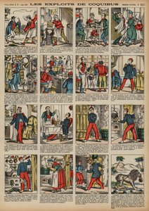 The exploits of Coquibus (coloured engraving) 作者 法语学校