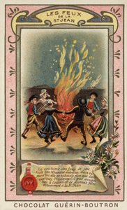 The fires of St John (chromolitho) 作者 法语学校
