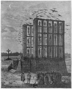 Montfaucon的gibbet 作者 法语学校
