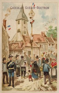 The greasy pole (chromolitho) 作者 法语学校