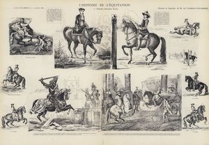 The history of horse riding (litho) 作者 法语学校