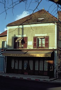 文森特梵高（1853-90）住在1890年的房子 作者 法语学校