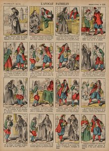 The lawyer Pathelin (coloured engraving) 作者 法语学校