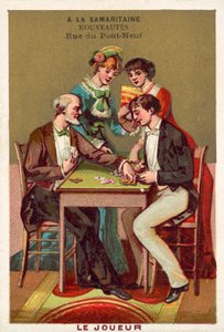 The player (chromolitho) 作者 法语学校