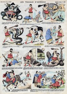 赫拉克勒斯（Heracles）的作品。在罗马和希腊神话中，赫拉克勒斯是一位英雄：他还是个孩子，就在床上徒手掐死了两条蛇，用自己的力量为不幸的人服务，用棍子打倒了尼米的狮子，杀死了海德鲁斯。 作者 法语学校