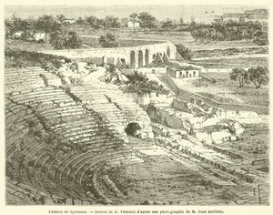 Theatre de Syracuse (engraving) 作者 法语学校