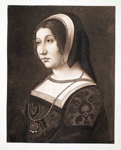 想成为苏格兰女王亨利七世的女儿玛格丽特·都铎，15.15世纪，酒吧。 1902 作者 法语学校
