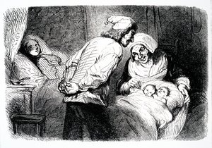 1852年George Sands撰写的Little Fadette的标题页 作者 法语学校