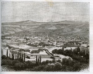 19世纪的特莱姆森--载于V.A. Malt-Brown的 "La France illustrstree: geographie, histoire, administration statistique "的雕刻作品。1884 作者 法语学校