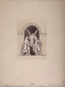 菲利克斯和Elisa Baciocchi墓，San Petronio大教堂，博洛尼亚，c.1900-20 作者 法语学校