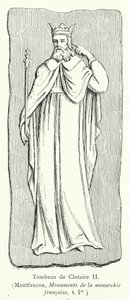 克洛泰尔二世之墓（雕版画 作者 法语学校