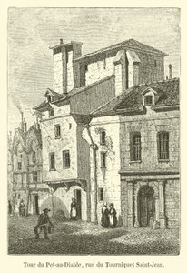 Pet-du-Diable Tower，rue du Tourniquet Saint-Jean 作者 法语学校