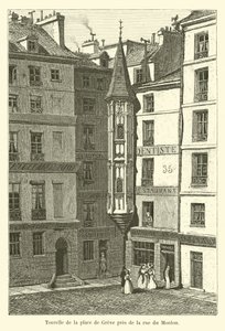 位于rue du Mouton附近的格雷夫广场的炮塔 作者 法语学校