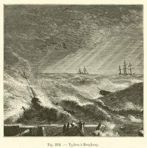 Typhon a Hongkong (engraving) 作者 法语学校