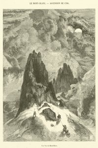 勃朗峰景色（雕刻） 作者 法语学校