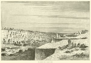 Une tranchee dans le canal de Suez (engraving) 作者 法语学校