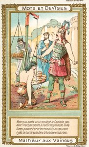 Vae Victis (Woe to the conquered) (chromolitho) 作者 法语学校