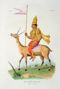 Vayu，由C. de Motte（1785-1836）镌刻 作者 法语学校