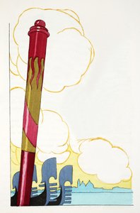 威尼斯silouhette（模版印刷） 作者 法语学校
