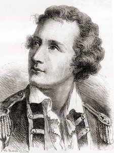 来自 Les Merveilles de la Science 的 Vicenzo Lunardi，约 1870 年出版（雕刻） 作者 法语学校