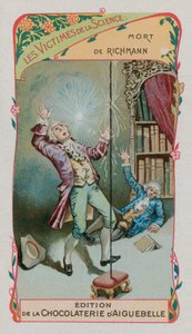 科学受害者：德国物理学家Georg Wilhelm Richmann逝世（1711-1753）