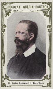 意大利国王Victor Emmanuel II（彩色照片） 作者 法语学校