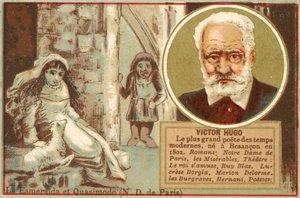Victor Hugo, French author (chromolitho) 作者 法语学校