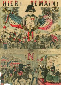 维克多-拿破仑（Victor Napoleon，1862-1926 年）是波拿巴支持者的领袖，拿破仑一世的最后一位继承人在 1886 年第三共和国通过法律后不得不流亡国外。1889 年 3 月 30 日巴黎《费加罗报》副刊上的雕刻。 作者 French School