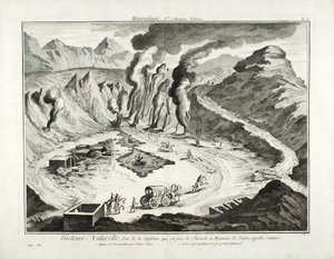 Solfatara火山的看法，Pozzuoli，那不勒斯 作者 法语学校