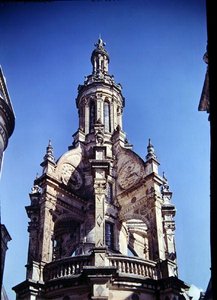 盛大escalier的灯笼的看法，建于1519-26 作者 法语学校